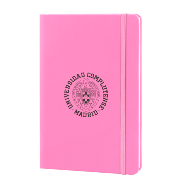 Cuaderno tipo moleskine Rosa